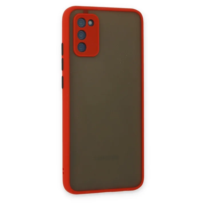 Mey İthalat®  Samsung Galaxy S20 FE Kılıf Montreal Silikon Kapak - Kırmızı