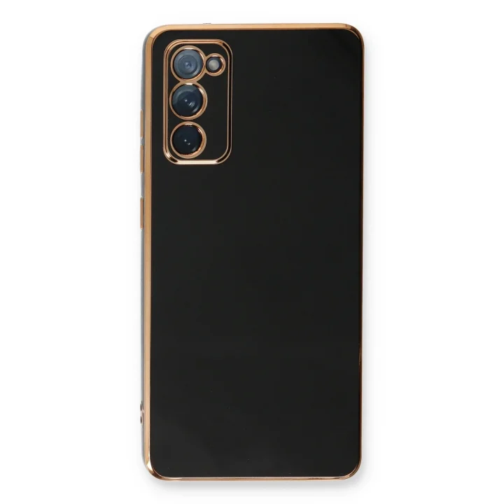 Mey İthalat®  Samsung Galaxy S20 FE Kılıf Volet Silikon - Siyah