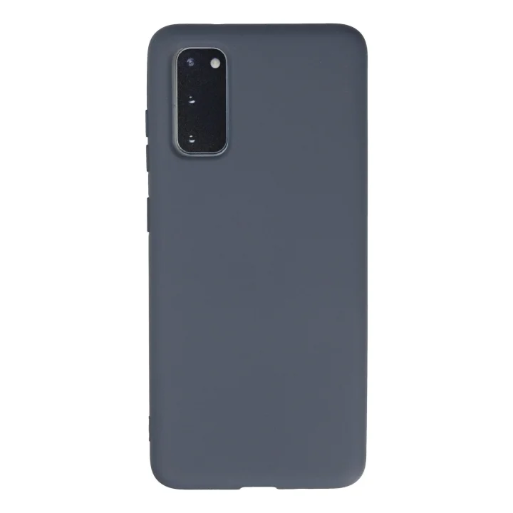 Mey İthalat®  Samsung Galaxy S20 Kılıf Nano içi Kadife Silikon - Gri