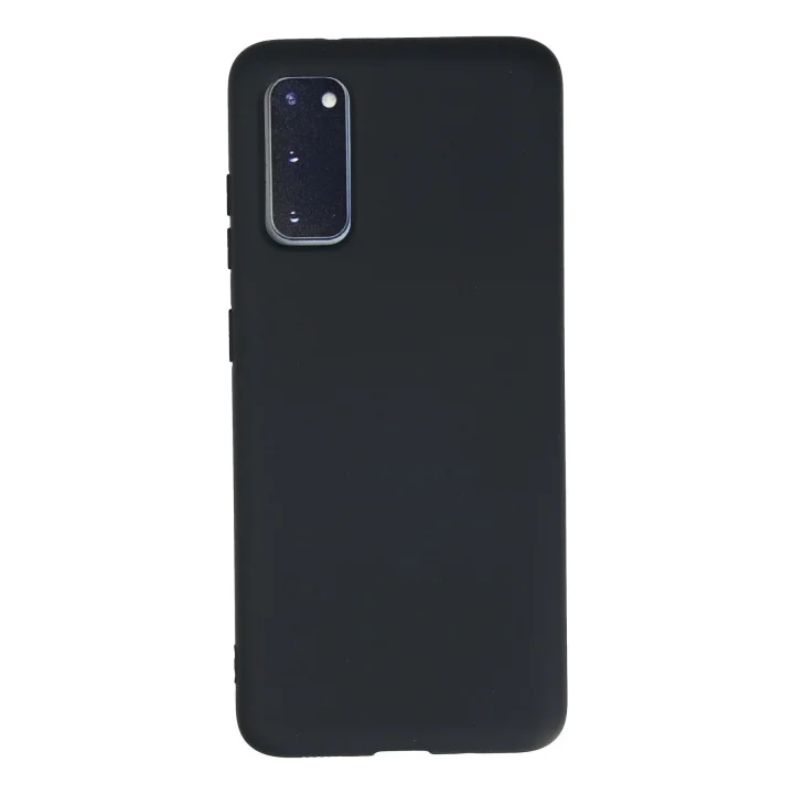 Mey İthalat®  Samsung Galaxy S20 Kılıf Nano içi Kadife Silikon - Lacivert