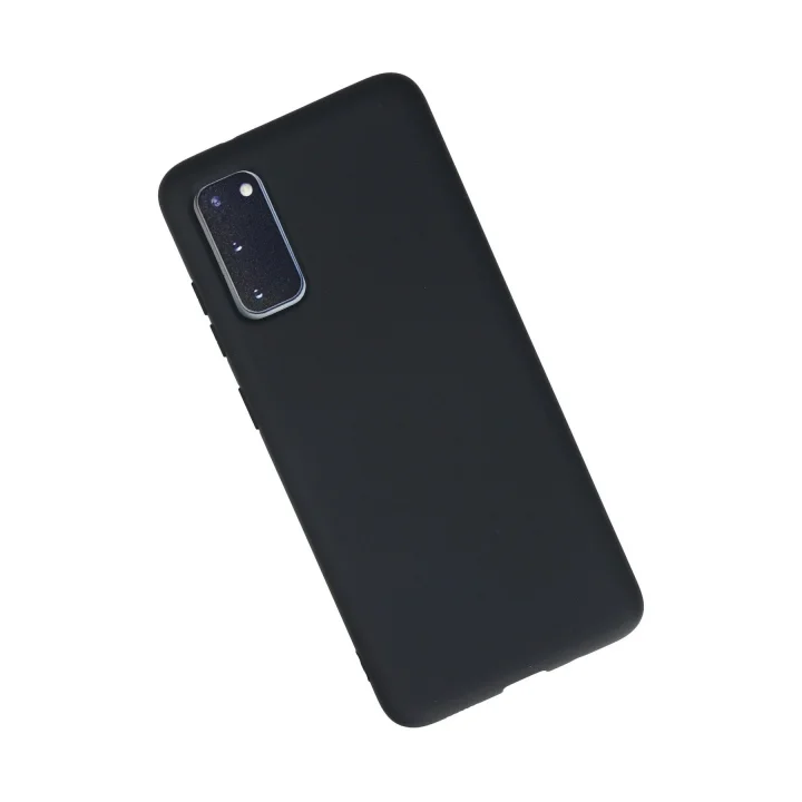 Mey İthalat®  Samsung Galaxy S20 Kılıf Nano içi Kadife Silikon - Lacivert