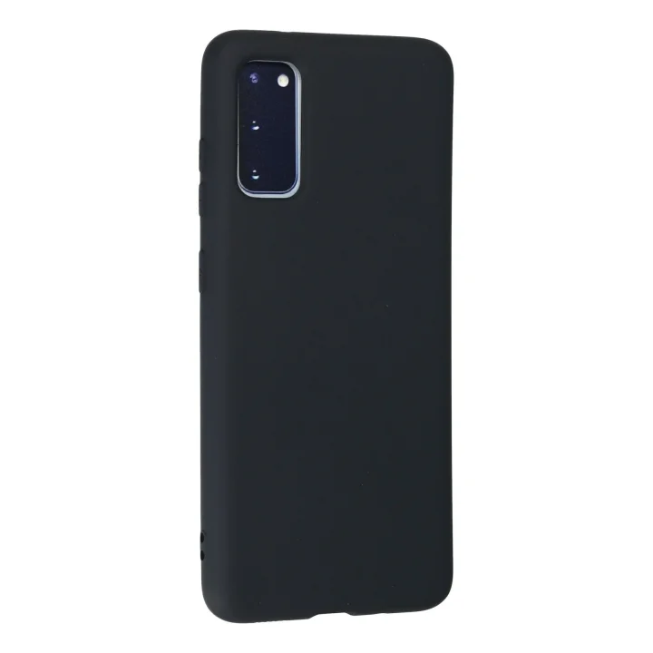 Mey İthalat®  Samsung Galaxy S20 Kılıf Nano içi Kadife Silikon - Lacivert