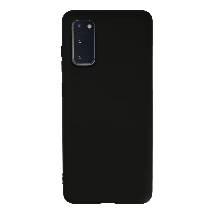 Mey İthalat®  Samsung Galaxy S20 Kılıf Nano içi Kadife Silikon - Siyah