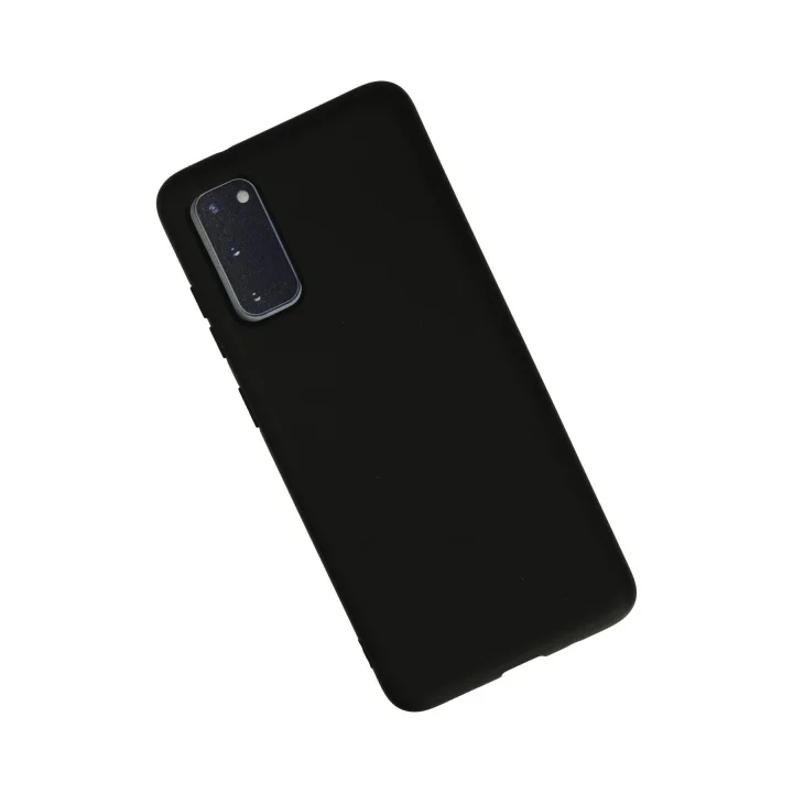 Mey İthalat®  Samsung Galaxy S20 Kılıf Nano içi Kadife Silikon - Siyah