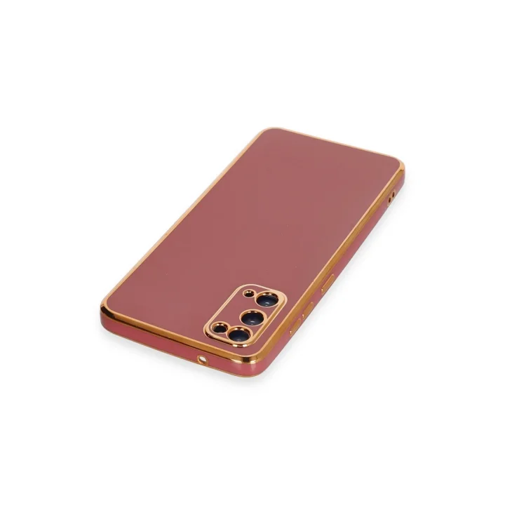 Mey İthalat®  Samsung Galaxy S20 Kılıf Volet Silikon - Kırmızı