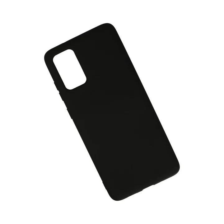 Mey İthalat®  Samsung Galaxy S20 Plus Kılıf Nano içi Kadife Silikon - Siyah