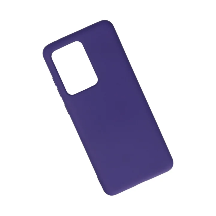 Mey İthalat®  Samsung Galaxy S20 Ultra Kılıf Nano içi Kadife Silikon - Mor