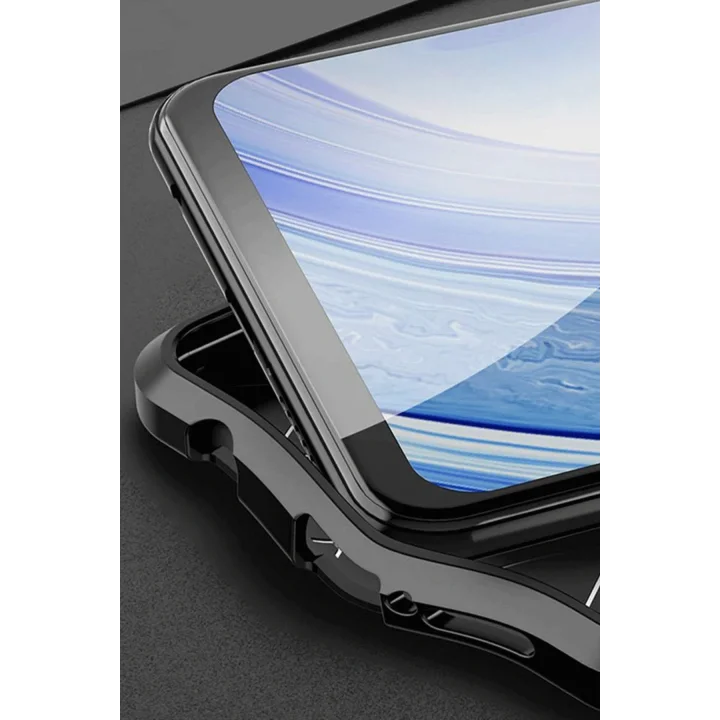 Mey İthalat®  Samsung Galaxy S21 FE Kılıf Auto Focus Kapak - Kırmızı