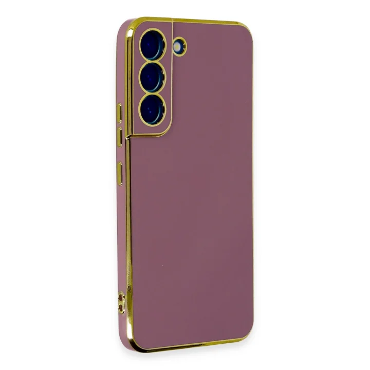 Mey İthalat®  Samsung Galaxy S21 FE Kılıf Volet Silikon - Kırmızı