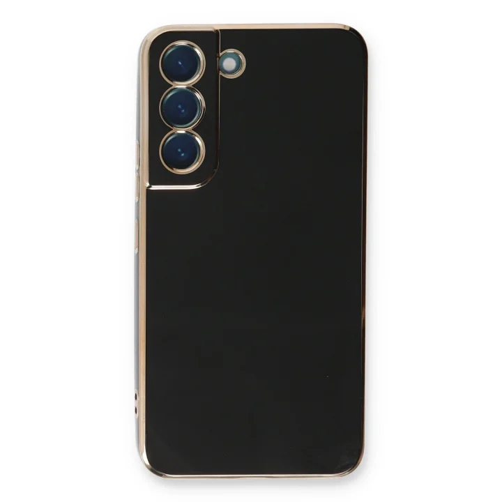 Mey İthalat®  Samsung Galaxy S21 FE Kılıf Volet Silikon - Siyah