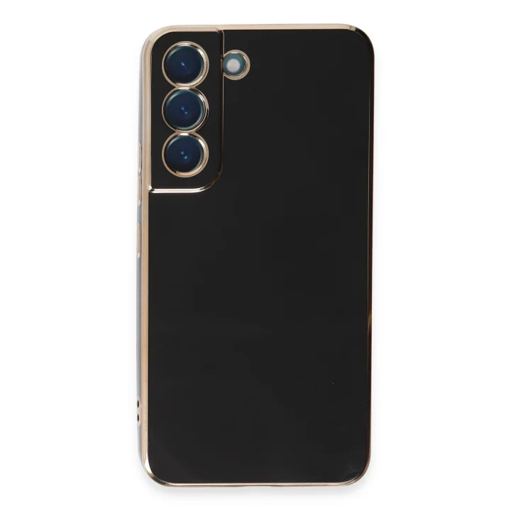 Mey İthalat®  Samsung Galaxy S21 Kılıf Volet Silikon - Siyah