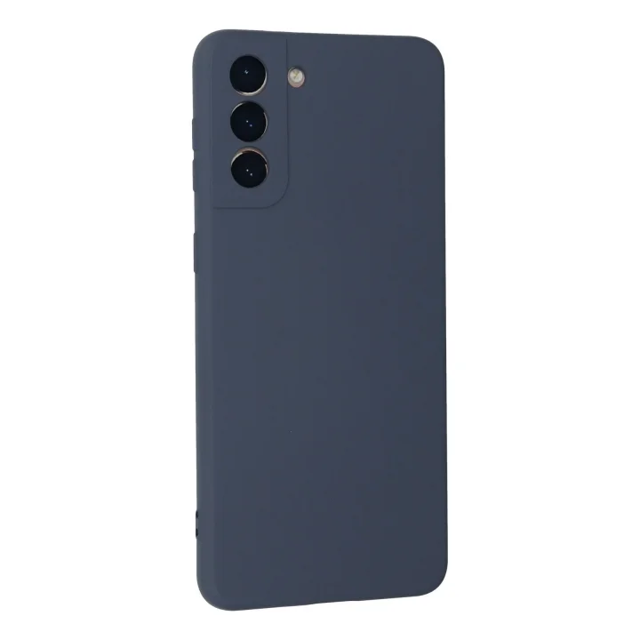 Mey İthalat®  Samsung Galaxy S21 Plus Kılıf Nano içi Kadife Silikon - Gri