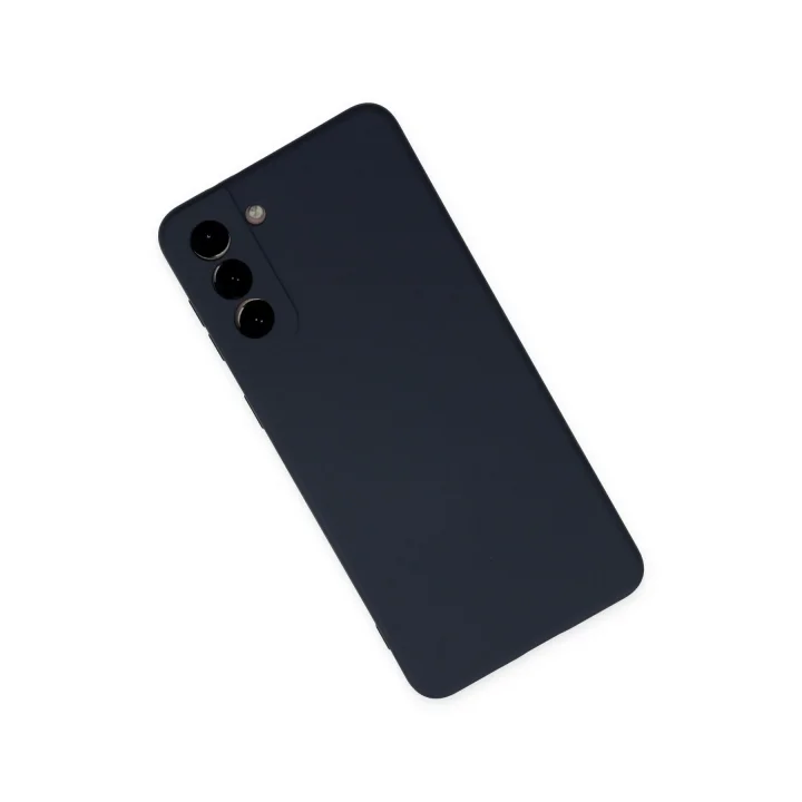 Mey İthalat®  Samsung Galaxy S21 Plus Kılıf Nano içi Kadife Silikon - Lacivert