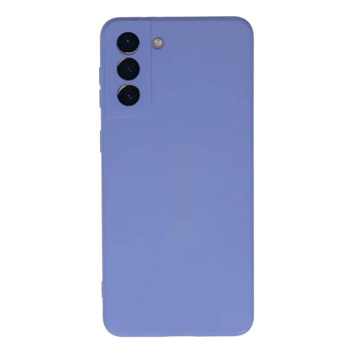 Mey İthalat®  Samsung Galaxy S21 Plus Kılıf Nano içi Kadife Silikon - Lila
