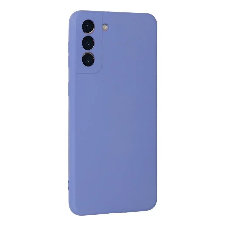 Mey İthalat®  Samsung Galaxy S21 Plus Kılıf Nano içi Kadife Silikon - Lila