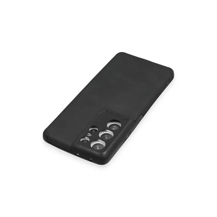 Mey İthalat®  Samsung Galaxy S21 Ultra Kılıf Loop Deri Silikon - Siyah