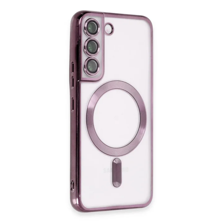 Mey İthalat®  Samsung Galaxy S22 Kılıf Kross Magneticsafe Kapak - Mor