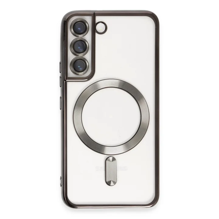 Mey İthalat®  Samsung Galaxy S22 Kılıf Kross Magneticsafe Kapak - Siyah