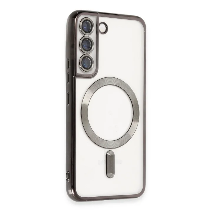 Mey İthalat®  Samsung Galaxy S22 Kılıf Kross Magneticsafe Kapak - Siyah