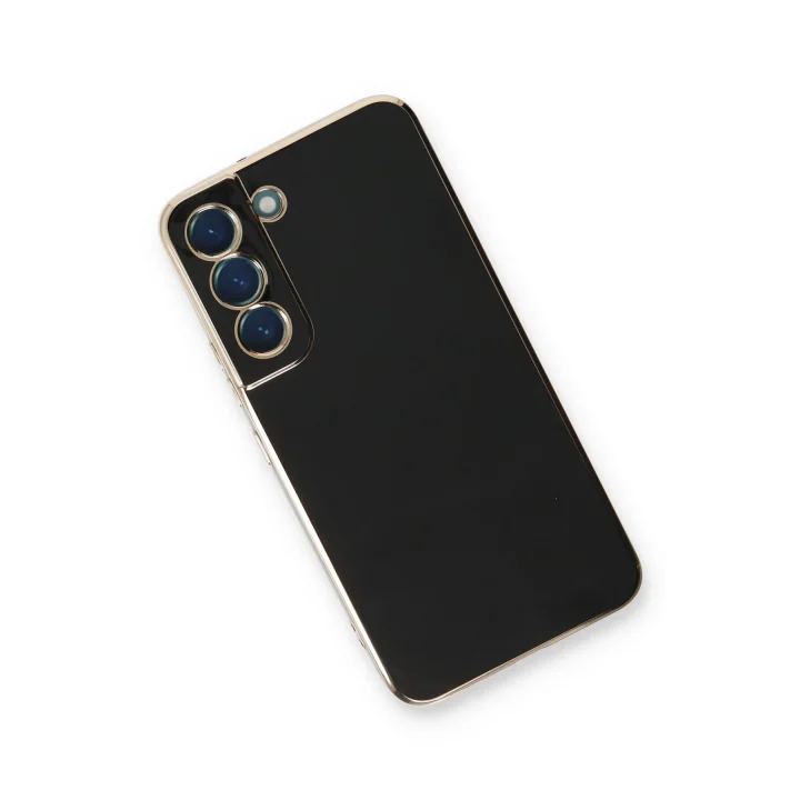 Mey İthalat®  Samsung Galaxy S22 Plus Kılıf Volet Silikon - Siyah