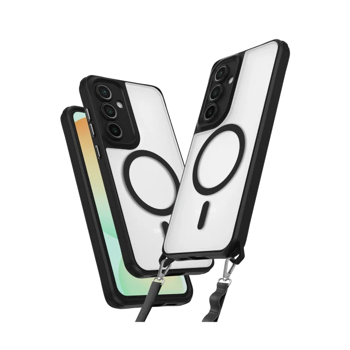 Mey İthalat®  Samsung Galaxy S23 FE Kılıf Enka Magsafe Silikon Kılıf - Siyah