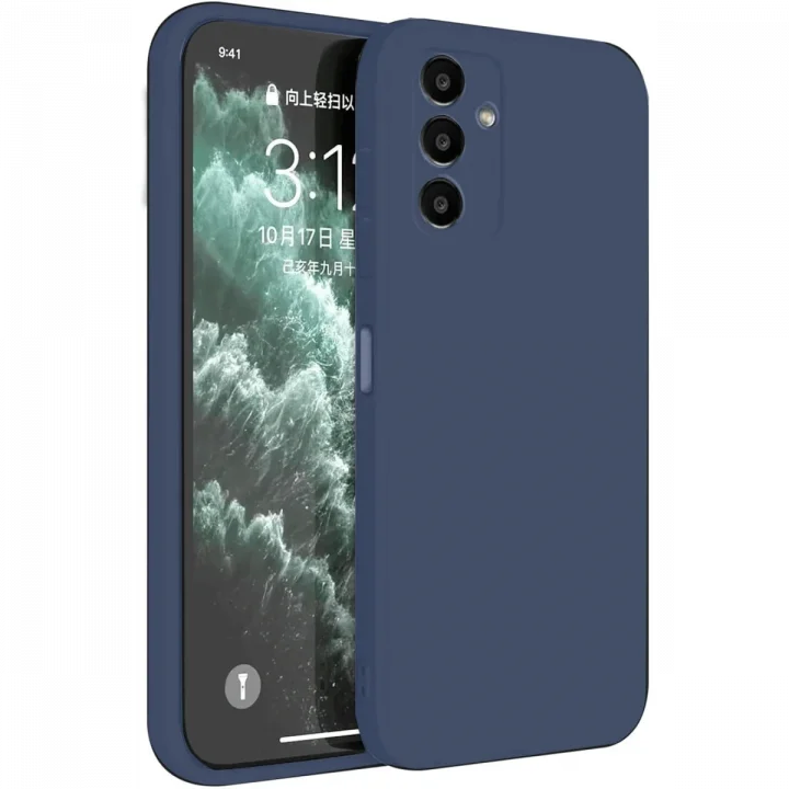 Mey İthalat®  Samsung Galaxy S23 FE Kılıf First Silikon - Lacivert