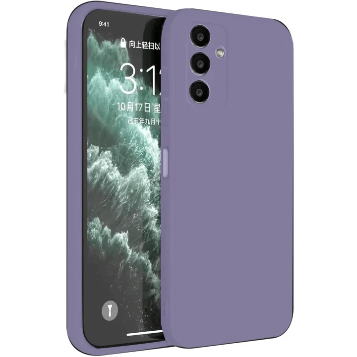 Mey İthalat®  Samsung Galaxy S23 FE Kılıf First Silikon - Lila