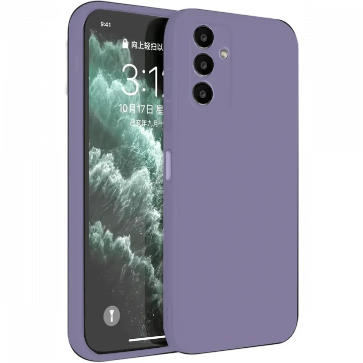 Mey İthalat®  Samsung Galaxy S23 FE Kılıf First Silikon - Lila