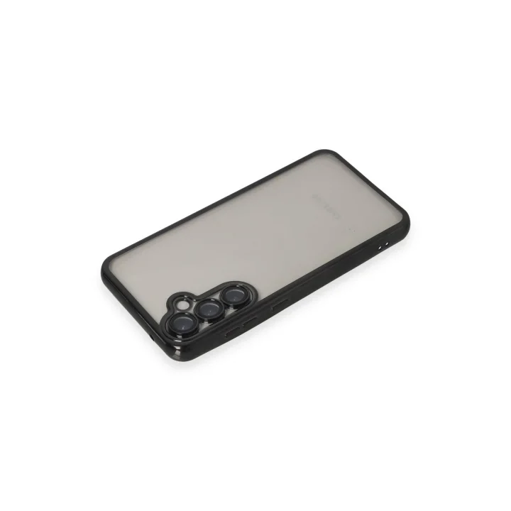 Mey İthalat®  Samsung Galaxy S23 FE Kılıf  Lensli Silikon - Siyah