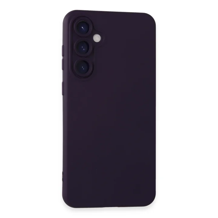 Mey İthalat®  Samsung Galaxy S23 FE Kılıf Nano içi Kadife Silikon - Mor