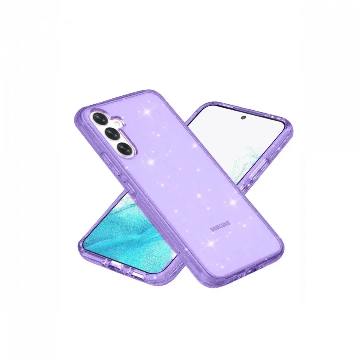 Mey İthalat®  Samsung Galaxy S23 FE Kılıf Star Magsafe Kapak - Mor