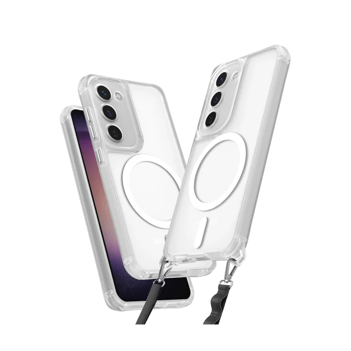 Mey İthalat®  Samsung Galaxy S23 Kılıf Enka Magsafe Silikon Kılıf - Şeffaf