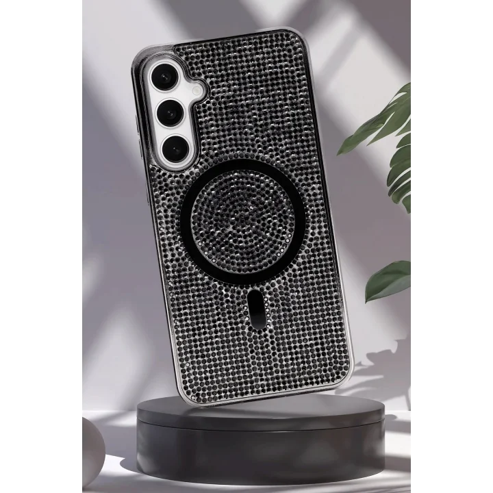 Mey İthalat®  Samsung Galaxy S23 Kılıf Helen Magsafe Kapak - Rainbow