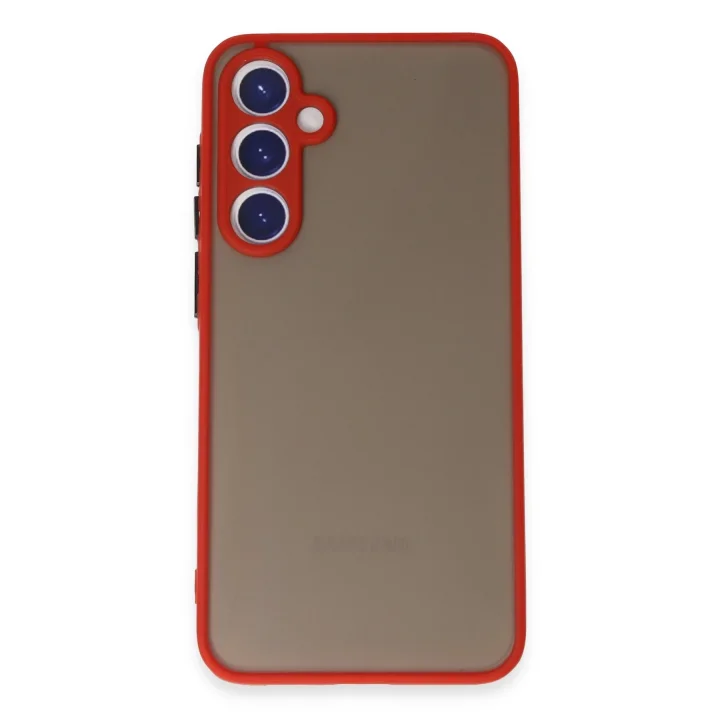 Mey İthalat®  Samsung Galaxy S23 Kılıf Montreal Silikon Kapak - Kırmızı