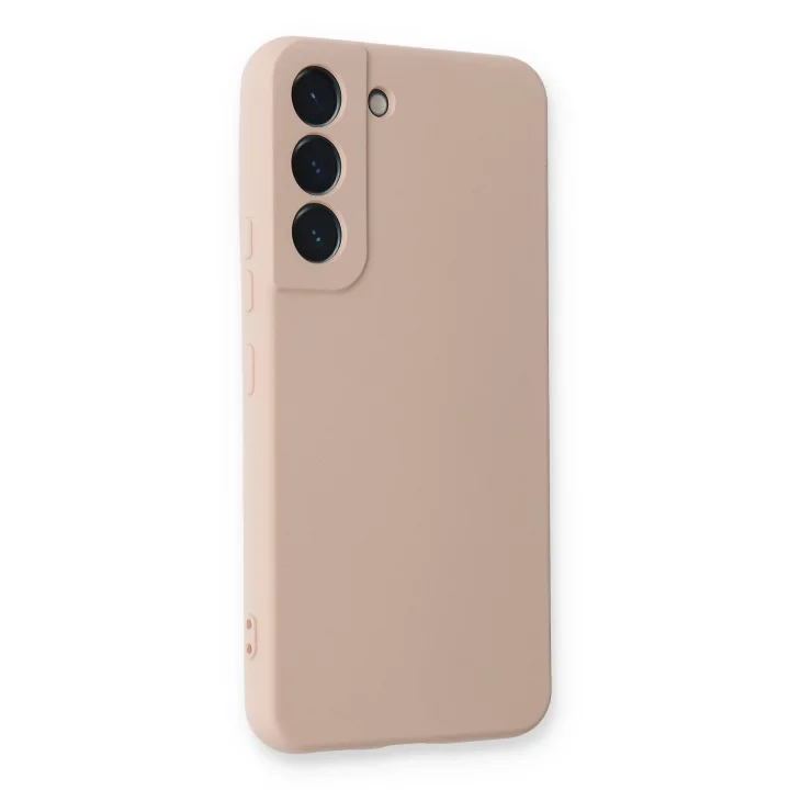 Mey İthalat®  Samsung Galaxy S23 Kılıf Nano içi Kadife Silikon - Pudra