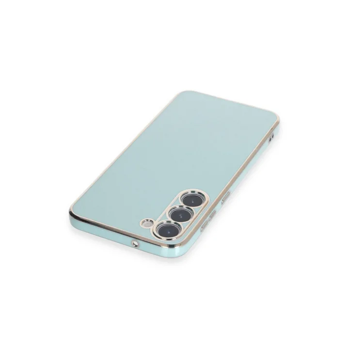 Mey İthalat®  Samsung Galaxy S23 Kılıf Volet Silikon - Açık Yeşil