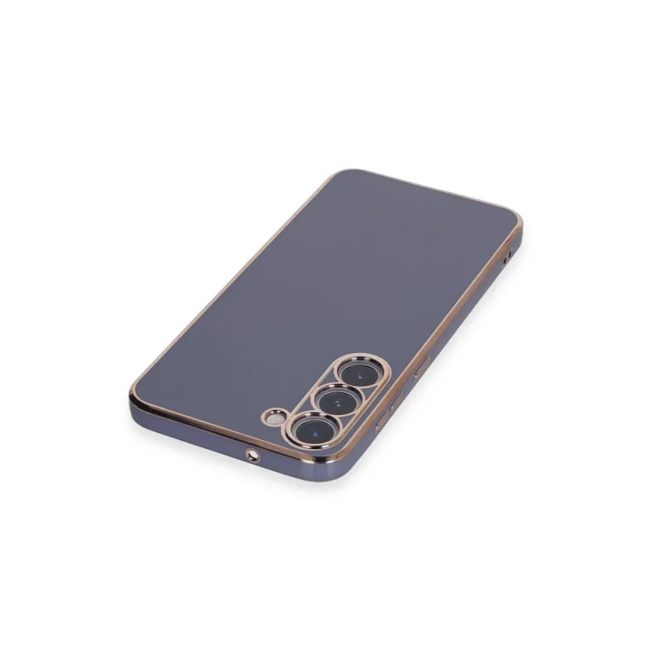 Mey İthalat®  Samsung Galaxy S23 Kılıf Volet Silikon - Mavi