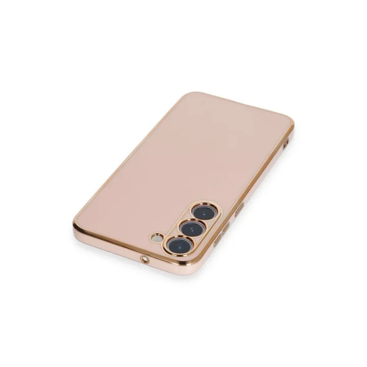 Mey İthalat®  Samsung Galaxy S23 Kılıf Volet Silikon - Pembe