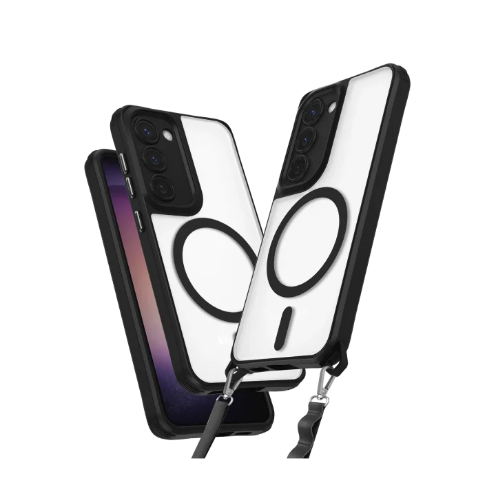 Mey İthalat®  Samsung Galaxy S23 Plus Kılıf Enka Magsafe Silikon Kılıf - Siyah