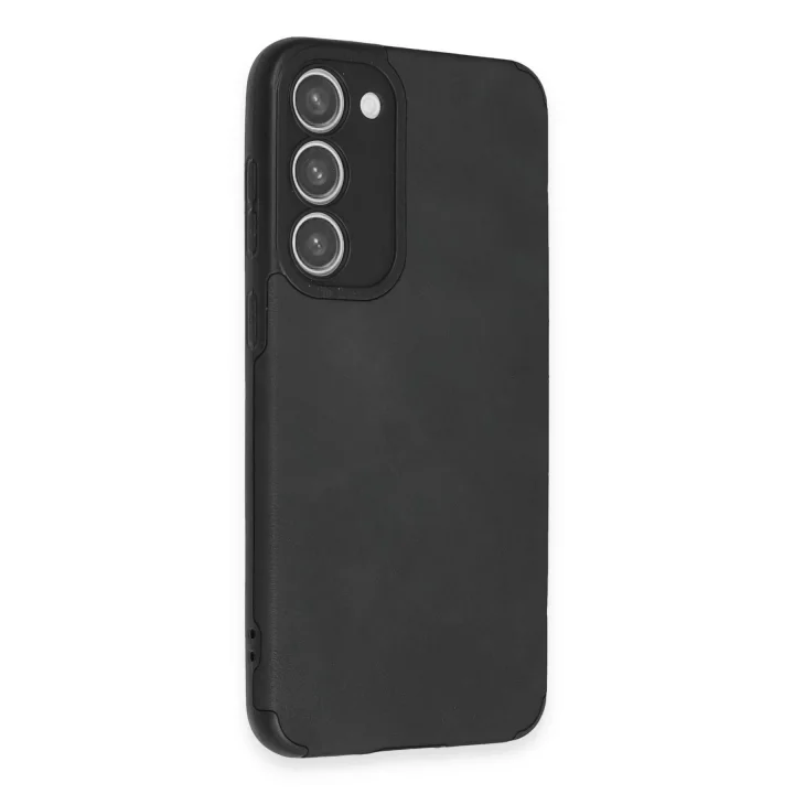 Mey İthalat®  Samsung Galaxy S23 Plus Kılıf Loop Deri Silikon - Siyah