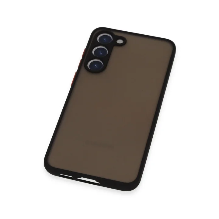 Mey İthalat®  Samsung Galaxy S23 Plus Kılıf Montreal Silikon Kapak - Siyah