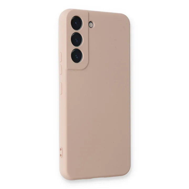 Mey İthalat®  Samsung Galaxy S23 Plus Kılıf Nano içi Kadife Silikon - Pudra