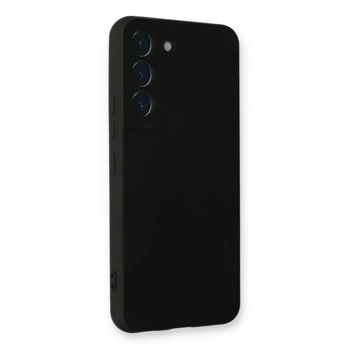 Mey İthalat®  Samsung Galaxy S23 Plus Kılıf Nano içi Kadife Silikon - Siyah