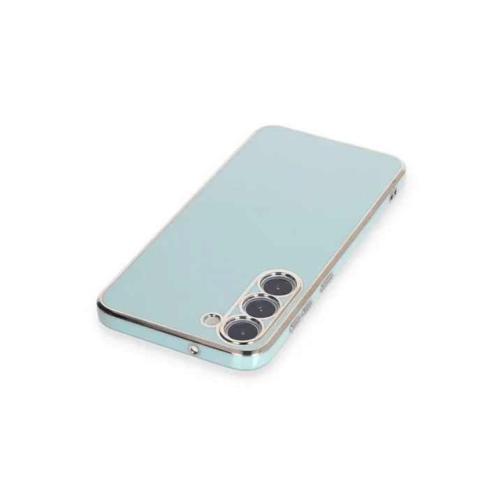 Mey İthalat®  Samsung Galaxy S23 Plus Kılıf Volet Silikon - Açık Yeşil