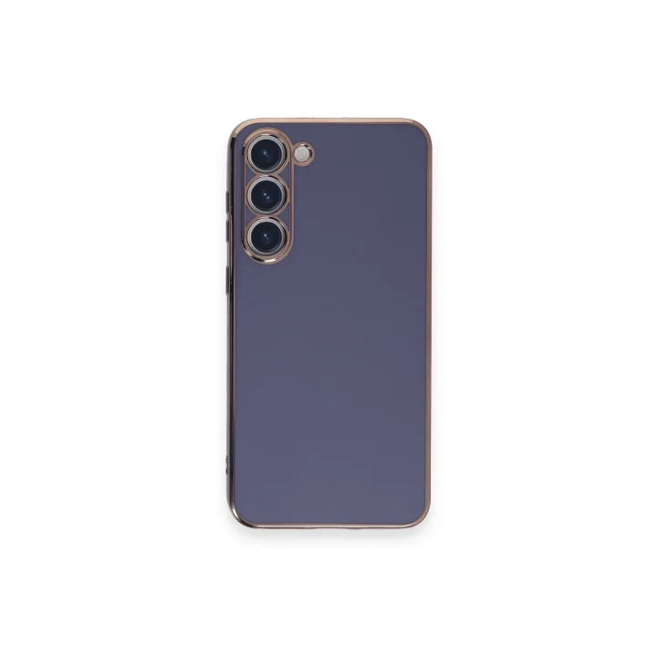 Mey İthalat®  Samsung Galaxy S23 Plus Kılıf Volet Silikon - Mavi