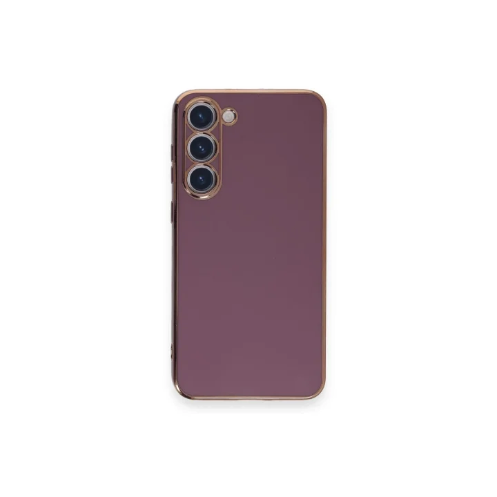 Mey İthalat®  Samsung Galaxy S23 Plus Kılıf Volet Silikon - Mor