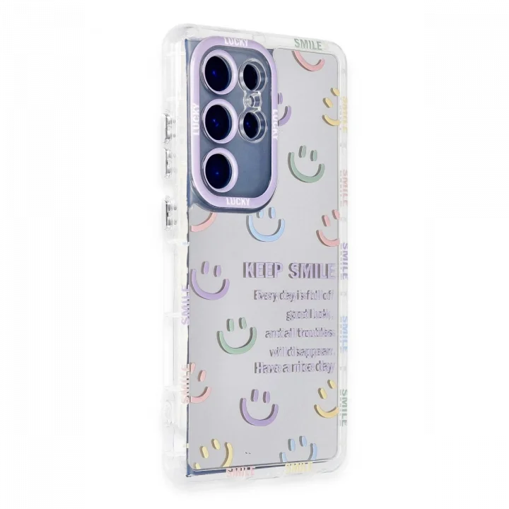Mey İthalat®  Samsung Galaxy S23 Ultra Kılıf Reflexion Desenli Kapak - Desen 2
