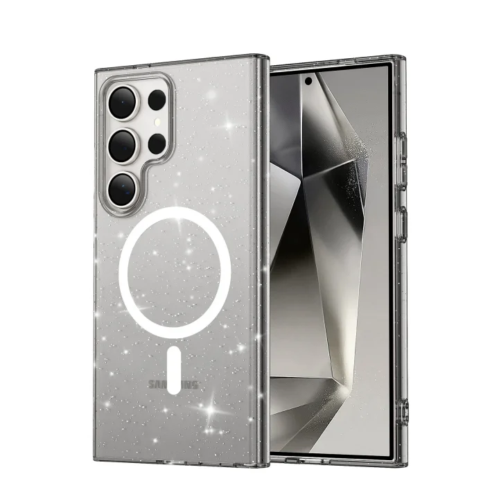 Mey İthalat®  Samsung Galaxy S23 Ultra Kılıf Star Magsafe Kapak - Siyah