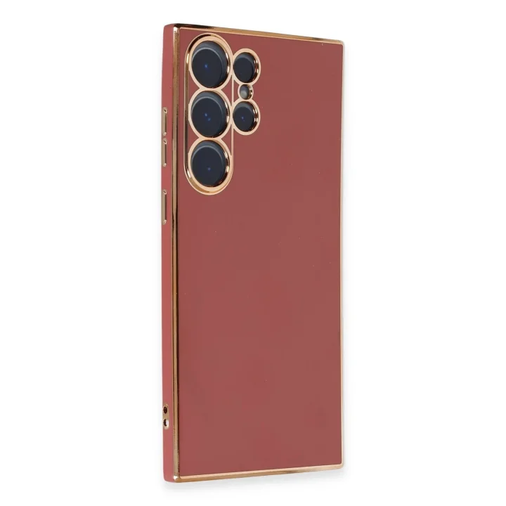 Mey İthalat®  Samsung Galaxy S23 Ultra Kılıf Volet Silikon - Kırmızı