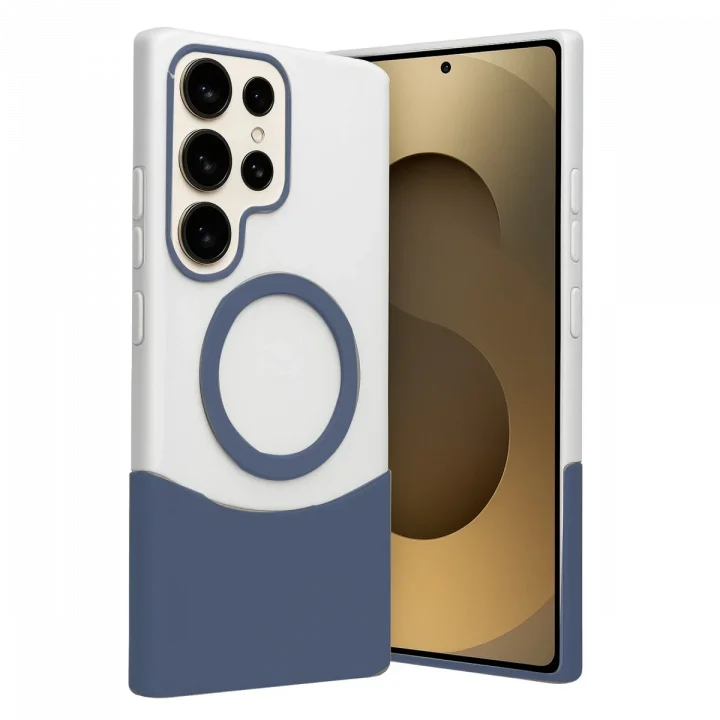 Mey İthalat®  Samsung Galaxy S23 Ultra Velar Magsafe Kapak - Lacivert